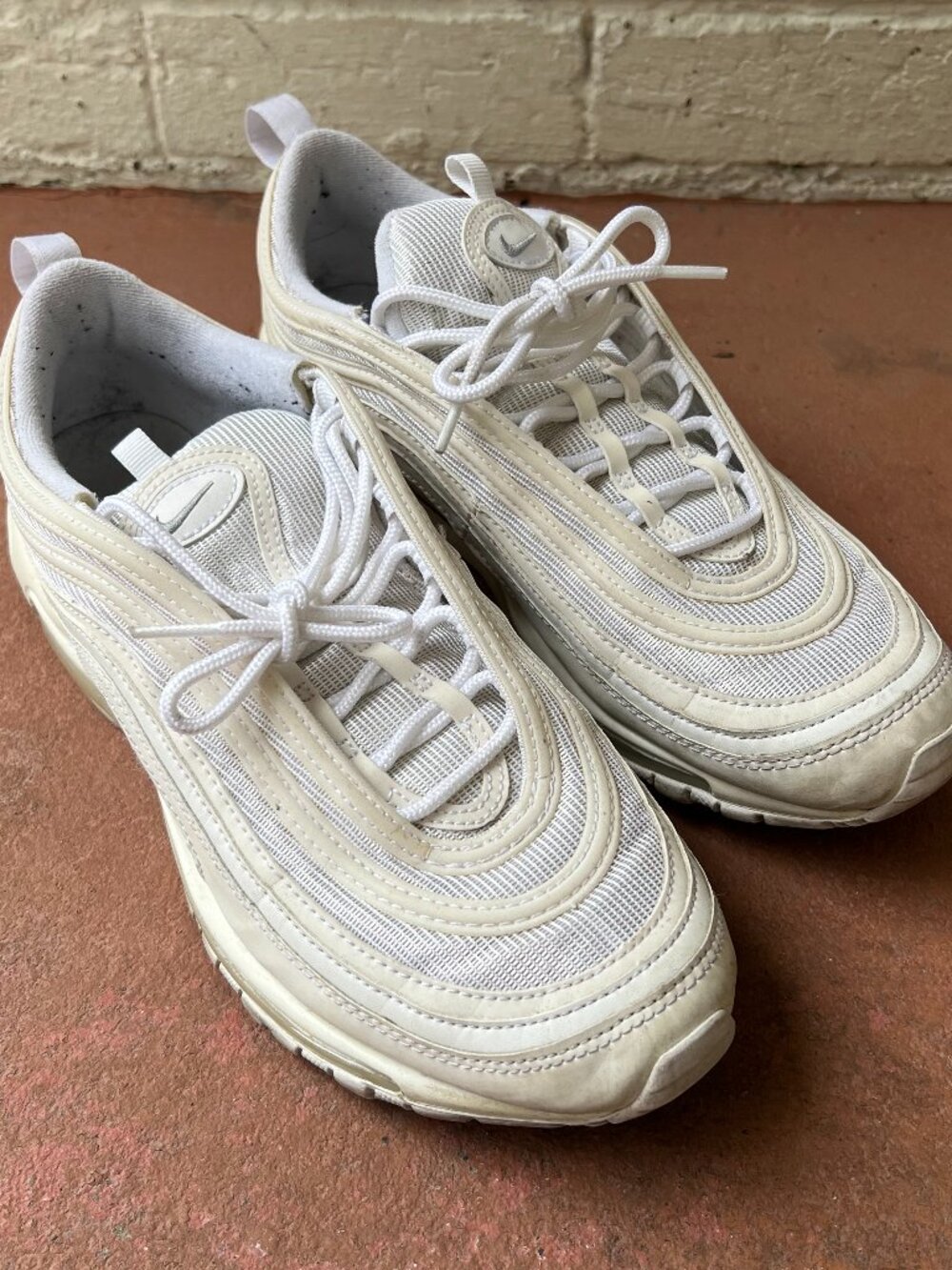 Nike Air Max 97 "Triple White" Men's Size 10.5